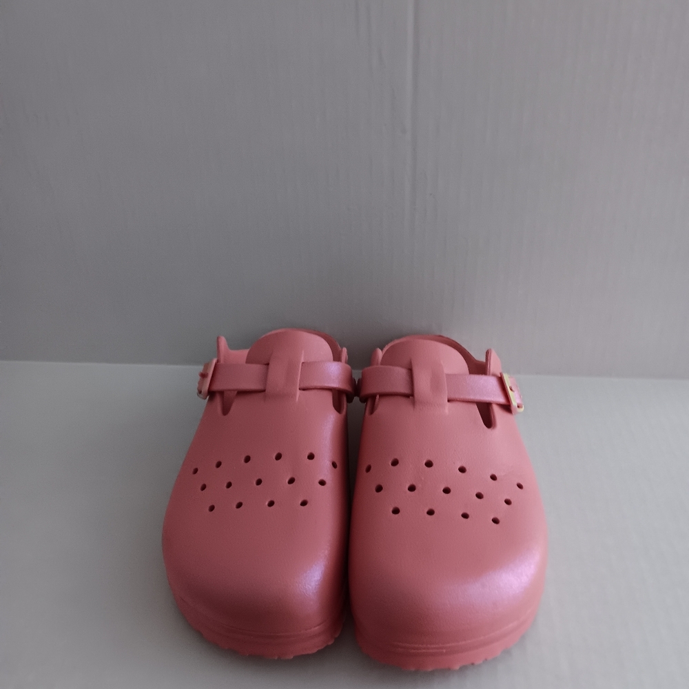 Skechers Pink Mules Comfortable Slip-On Shoes